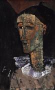 Amedeo Modigliani Pierrot oil